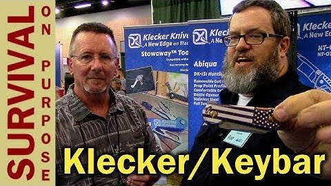 Klecker Knives Stowaway Tools Key Bar - Blade Show 2017
