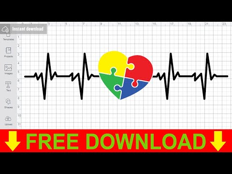 Autism Heartbeat Svg Free Cutting Files for Cricut Free Download