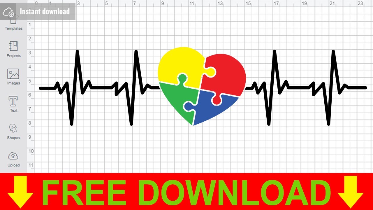 Autism Heartbeat Svg Free Cutting Files for Cricut Free ...