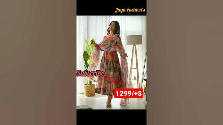 Organza dress #organza #dresses #fashionstyle #latest #fashion #sarees #floral #trending #viral