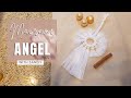 Macrame tutorial christmas angel - DIY for beginners