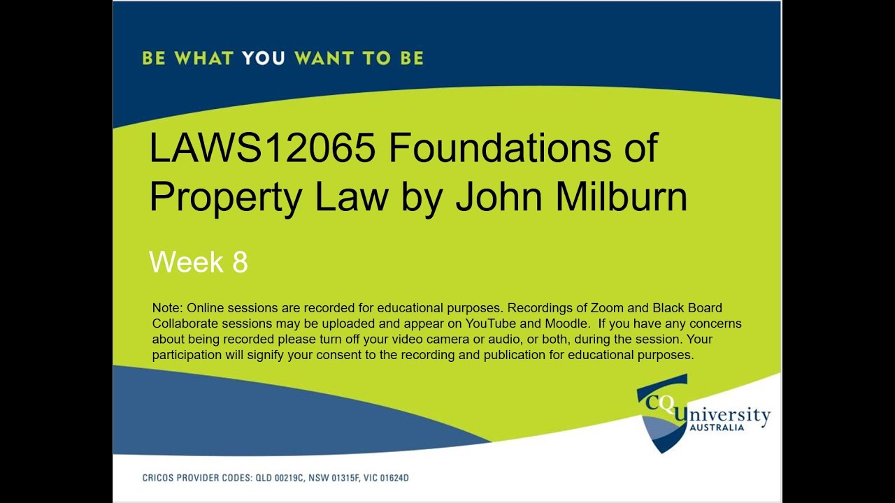 LAWS12065_08_2020 by John Milburn. Fragmentation of Property Interests