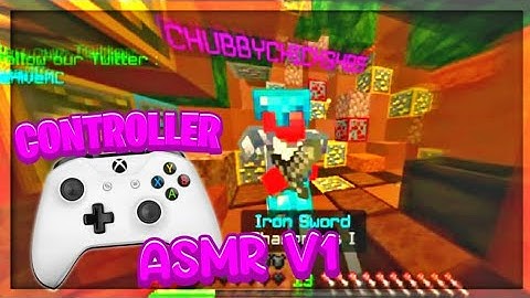 CONTROLLER ASMR! | Hive Skywars Gameplay | (Minecraft Bedrock) v1