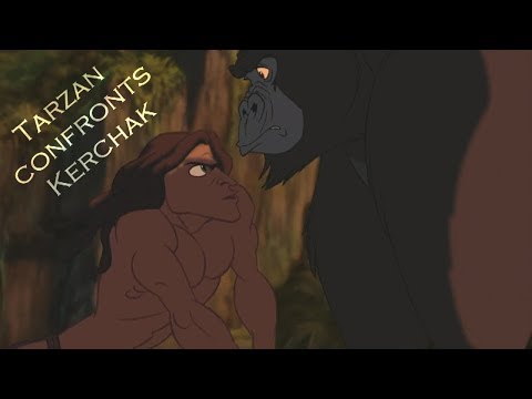 Tarzan confronts Kerchak (HD)