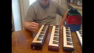 Comparison and review of three melodicas.