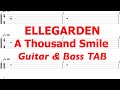 ELLEGARDEN - A Thousand Smiles【ギター&ベースTAB譜】【練習用】【tab譜】