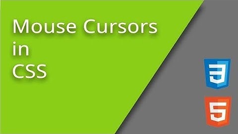 CSS Cursor Properties (@APBHALERAO2006)