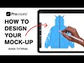 Procreate  how to customize your mockups for your clothing brand