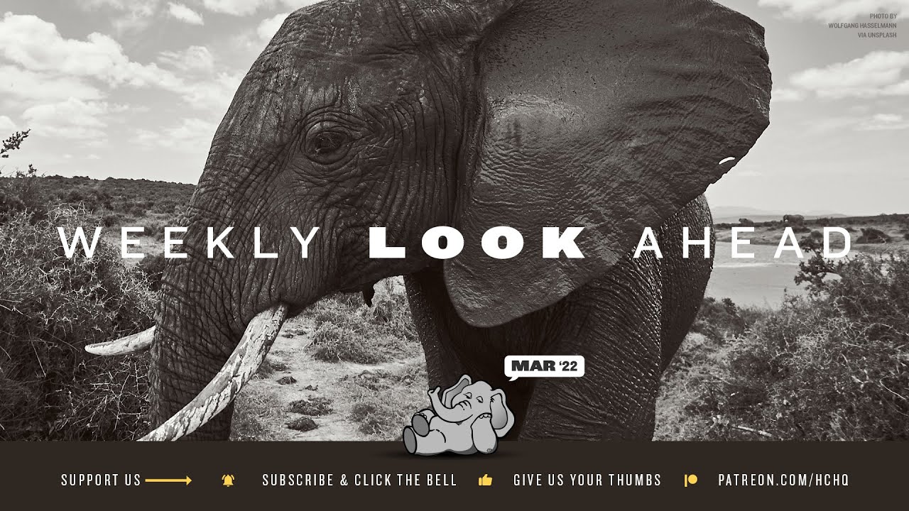 Weekly Look Ahead -March 21, 2022!