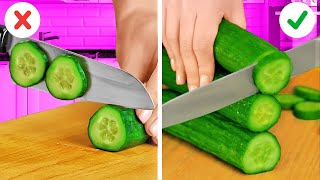 Como descascar e cortar frutas e vegetais 🍉🥒
