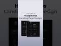 Responsive Headphones Landing Page HTML CSS JavaScript