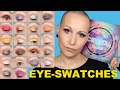 EYE SWATCHES | BH Cosmetics CRYSTAL ZODIAC | All Shades swatched!