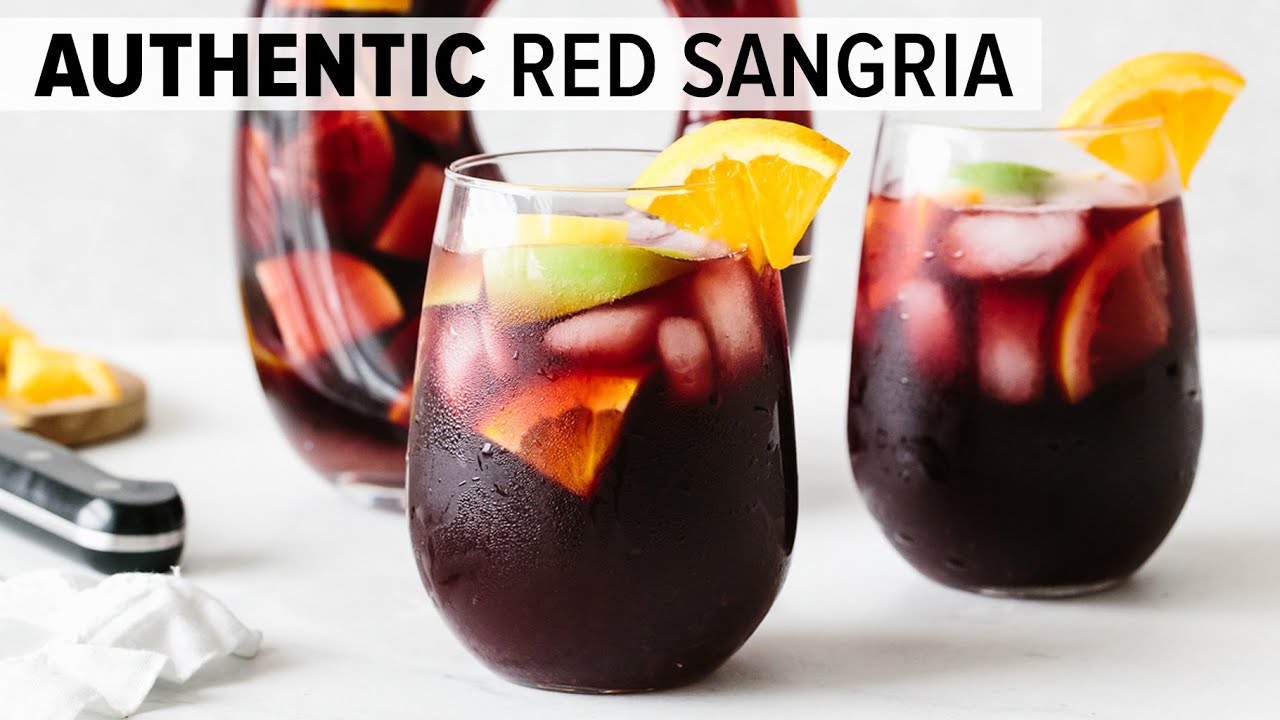 Best Sangria Drink Recipe - How to Make Sangria Pitcher