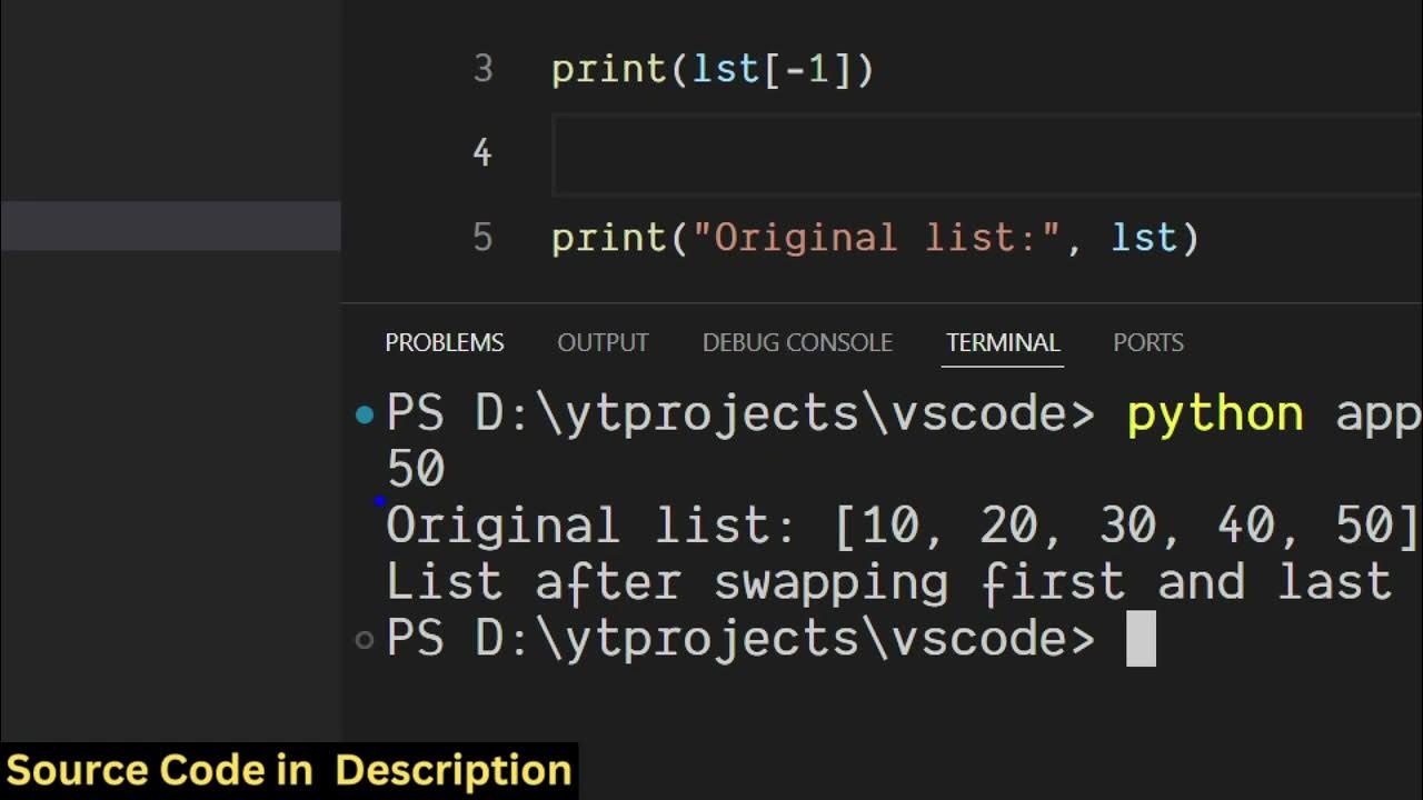 How to Swap First and Last Elements in List Using Python – GATE ...