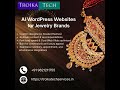 AI WordPress Websites for Jewelry Brands Troika Tech