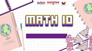 Grade 10 Math Term 1 Week 6 I Solve quadratic inequality in two variables