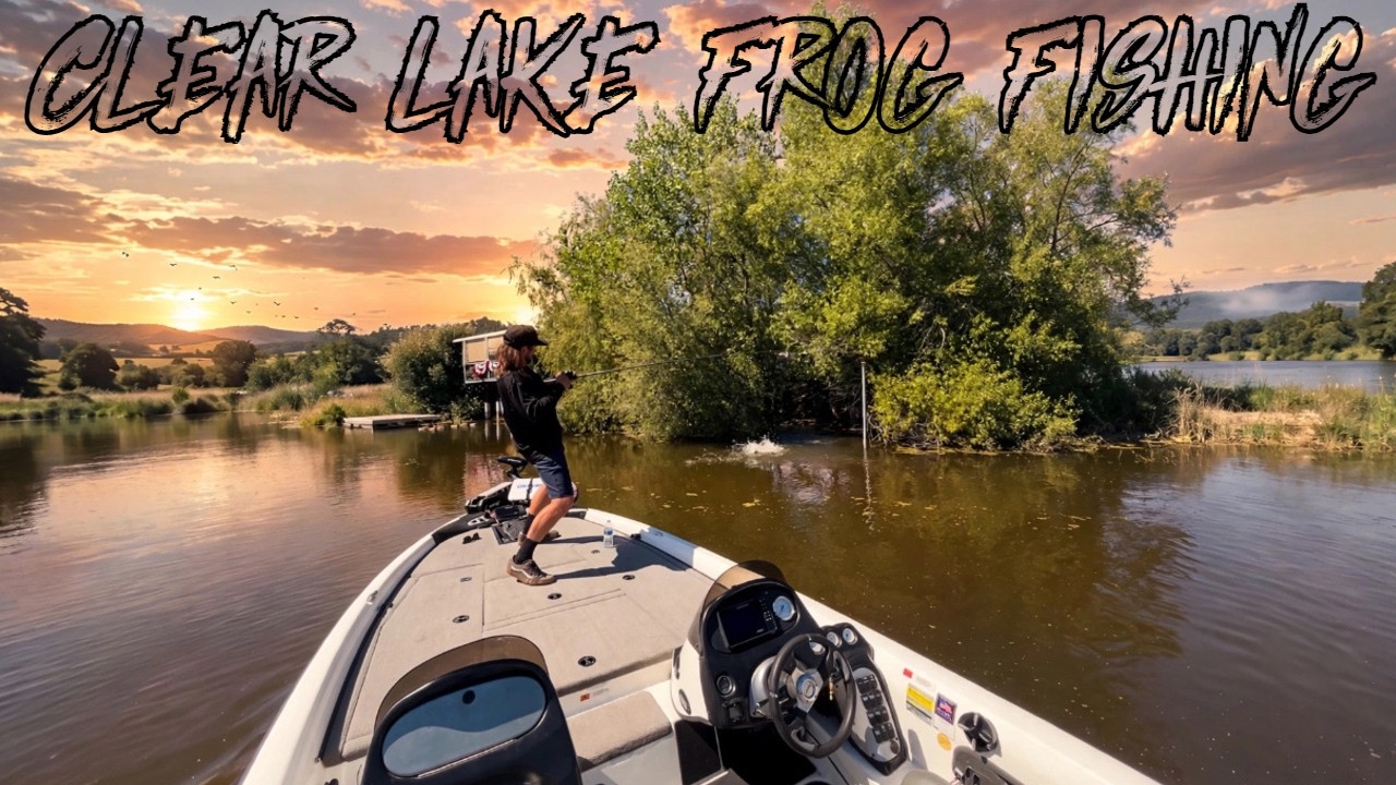 Clear Lake Frog Fishing | Big Bass And Explosive Topwater Blowups | Clearlake California