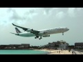 A340 landing st maarten 1080p