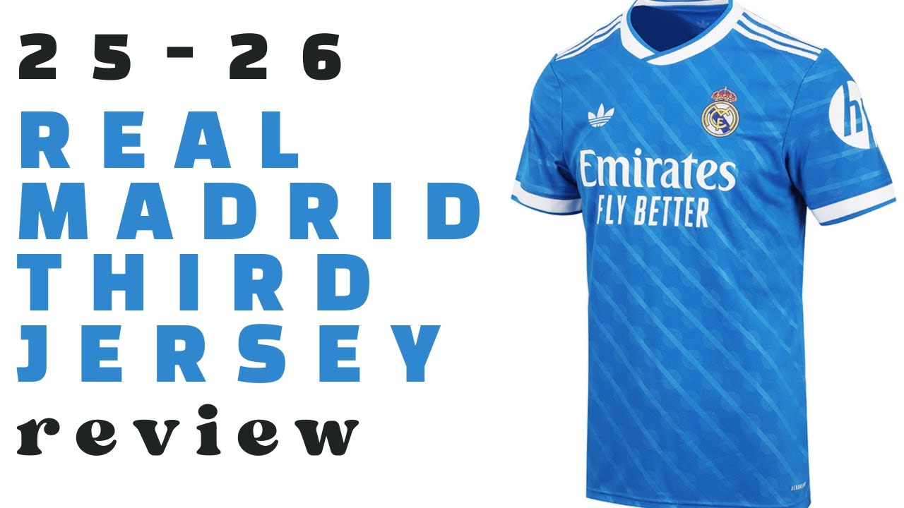 JC239] 25-26 Real Madrid 3rd Jersey Review - YouTube