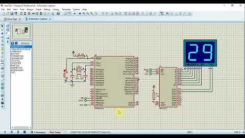 Interfacing ATMega32 to MAX7221 LED display driver