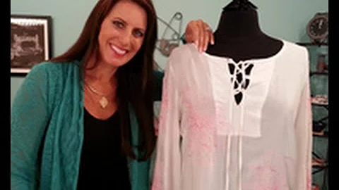 Angela Wolf Shows How To Make a Peasant Blouse on It’s Sew Easy (813-1)