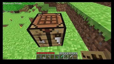 Minecraft Infdev June 8 version Gameplay. Part 4. With sound!