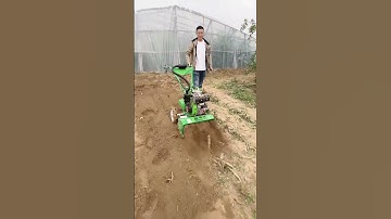 Diesel 4WD micro-tillage machine Weeding rotary tillage ditching and grass cutting machine.