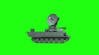 Military radar vehicle-FOOTAGE