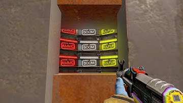 i saw a MAIN LOOT ROOM through the SMALLEST GAP in the walls..