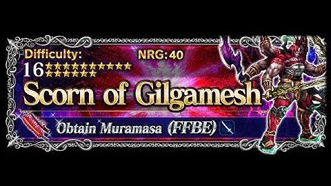 [FFBE] Scorn of Gilgamesh - 5 turns - 2B + Fixed Dice - 8 LB mission with Nyx