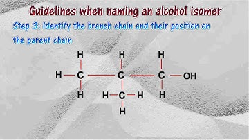 Isomerism in alcohol