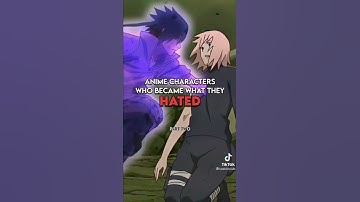 Anime characters that became what they hated