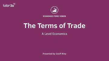 Terms of Trade I A Level and IB Economics
