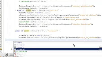 10 Loja online com Servlets e JSP -front end - ClienteControlo