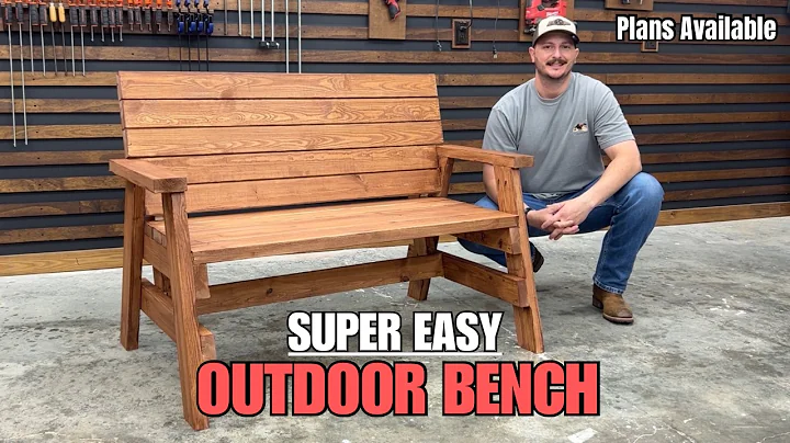 DIY Outdoor Bench for Under $50 | Easy 2x4 Project!