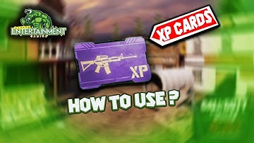 How to use WEAPON XP CARDS in Call of Duty Mobile