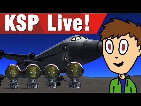 KSP: Building a SURFACE BASE...but it's LIVE! - KSP: Building a SURFACE BASE...but it's LIVE!