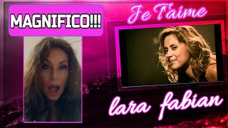 FIRST TIME HEARING LARA FABIAN Je T'aime (OMG-IS SHE REAL?) Lara Fabian Reaction TSEL #reaction
