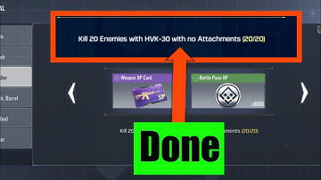 Kill 20 enemies with hvk 30 with no attachments