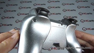 Candy Silver Edition | PS3 Modded Controller | HG Arts Modz