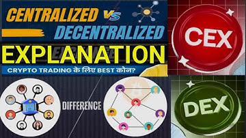 What is the Difference Between Centralized and Decentralised Crypto.  #factworldtube #decentralized