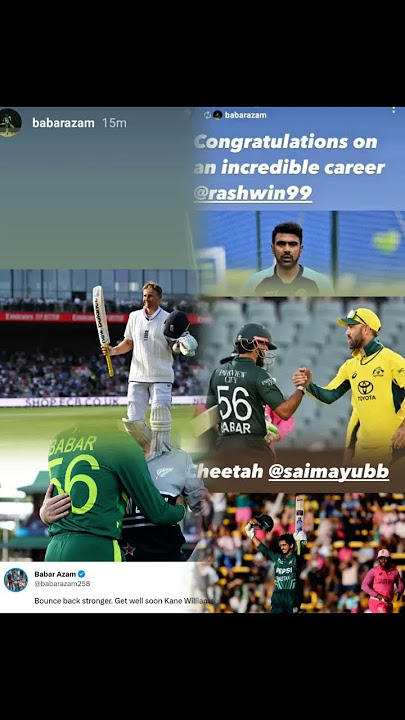 Babar is an exceptional cricketer and a human being. You won't usually see a current, active cricket