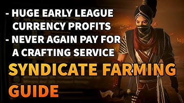 Syndicate Farming Guide - TONS of Currency - Crafting With No Extra Work! - Path of Exile 3.12 Heist