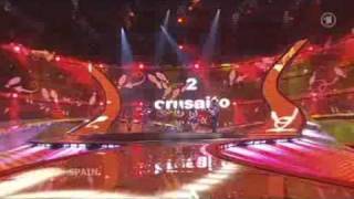 Video thumbnail of "Rodolfo Chikilicutare - Baila El Chiki Chiki Spain 2008 Eurovision Song Contest"