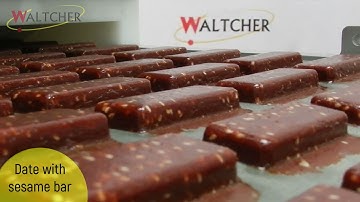 Production of date mass bars with seasame on RFM forming machine