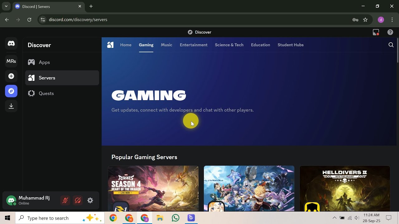 How To Find Discord Servers On Pc - YouTube