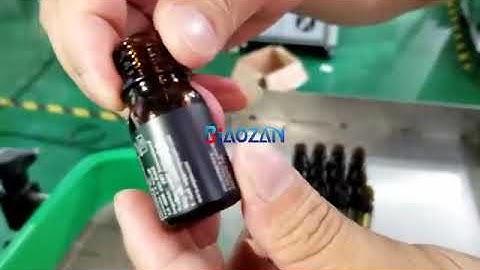Fully Automatic Round Bottle Sticker Labeling Machine