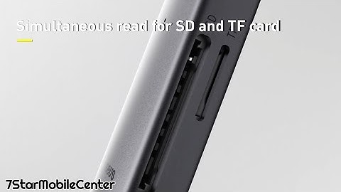 Baseus Lite Series USB-A & Type-C to SD/TF Card Reader is a USB 3.0, supports up to 104MB/s data