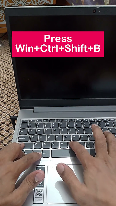 How to FIX Lenovo Laptop Black Screen Problem in 5 SECONDS (Method#2)