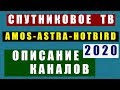 Спутниковое ТВ  Описание Каналов на Amos Astra Hotbird 2020